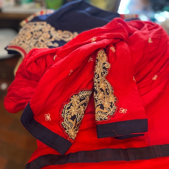 Authentic Indian Ethnic fashion dress 3 pieces UTSAW Fashion Size 38 Bust Medium - Picture 12 of 16